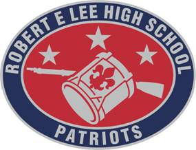 Coat of arms (crest) of Robert E. Lee High School Junior Reserve Officer Training Corps, US Army