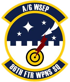 Coat of arms (crest) of the 86th Fighter Weapons Squadron, US Air Force