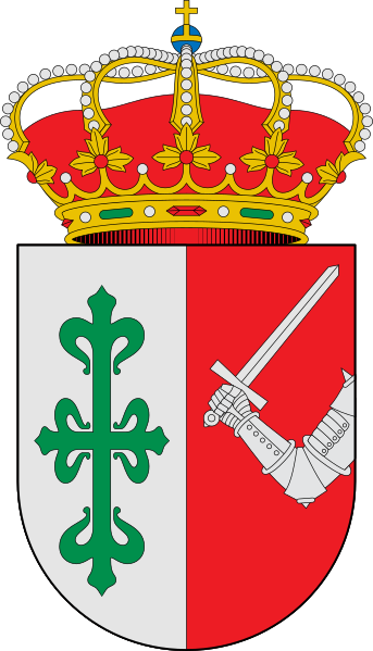 Escudo de Santiago de Alcántara/Arms (crest) of Santiago de Alcántara