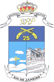 Arms of 25th Military Police Battalion, Rio de Janeiro