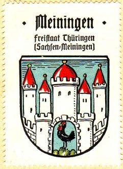 Wappen von Meiningen/Coat of arms (crest) of Meiningen