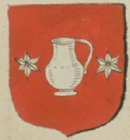 Arms (crest) of Potters, Ironworkers, Oil traders, Spurriers and Glaziers in Melle