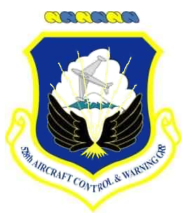 Coat of arms (crest) of the 528th Aircraft Control and Warning Group, US Air Force