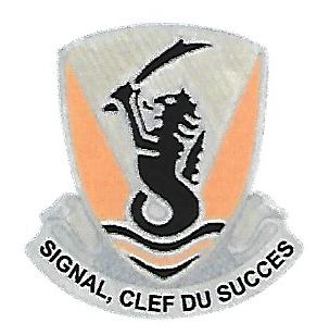 Coat of arms (crest) of 96th Signal Battalion, US Army