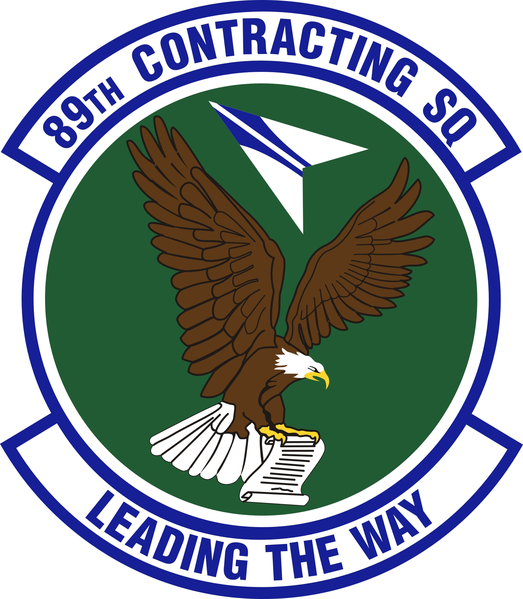 File:89th Contracting Squadron, US Air Force.png