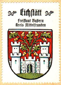 Wappen von Eichstätt/Coat of arms (crest) of Eichstätt