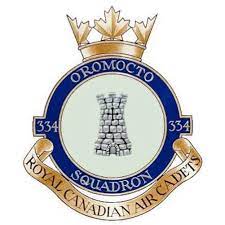 Coat of arms (crest) of the No 334 (Oromocto) Squadron, Royal Canadian Air Cadets