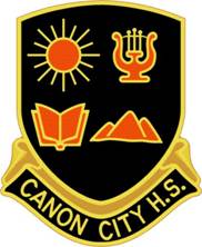 Coat of arms (crest) of Canon City High School Junior Reserve Officer Training Corps, US Army