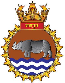 Blason de INS Brahmaputra, Indian Navy/Arms (crest) of INS Brahmaputra, Indian Navy
