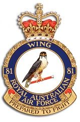 Coat of arms (crest) of the No 81 Wing, Royal Australian Air Force