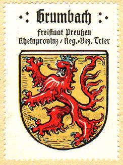 Wappen von Grumbach (Glan)/Coat of arms (crest) of Grumbach (Glan)