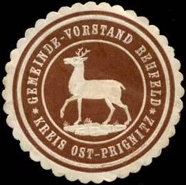 Wappen von Rehfeld/Arms (crest) of Rehfeld