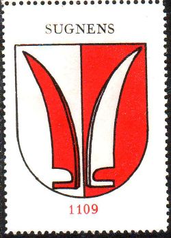 Wappen von/Blason de Sugnens