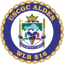 Coat of arms (crest) of the USCGS Alder (WLB-216)