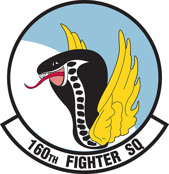 Coat of arms (crest) of 160th Fighter Squadron, Alabama Air National ...
