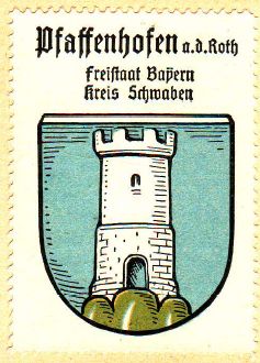 Wappen von Pfaffenhofen an der Roth