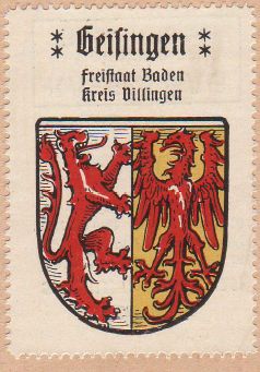 Wappen von Geisingen