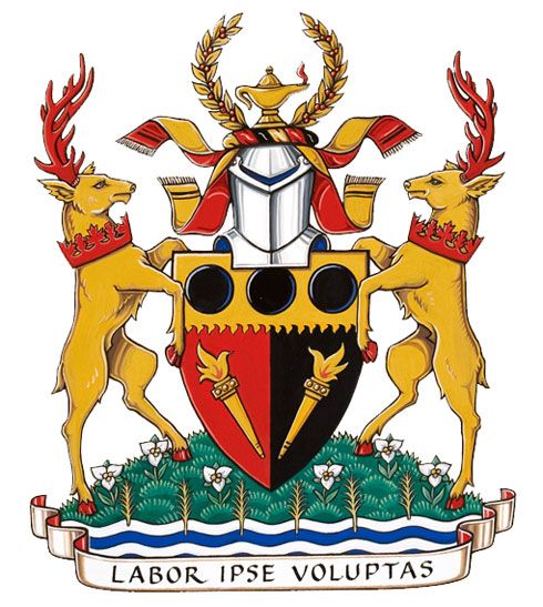 Arms (crest) of Cornwall Collegiate and Vocational School
