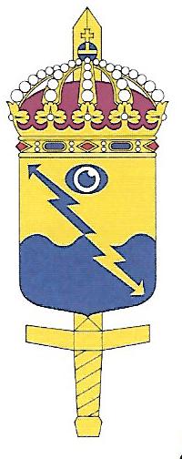 Coat of arms (crest) of the Electronic Warfare Support Unit, Sweden