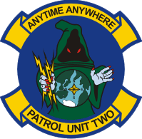 Coat of arms (crest) of Patrol Squadron Special Unit 2 (VPU-2) Wizards, US Navy