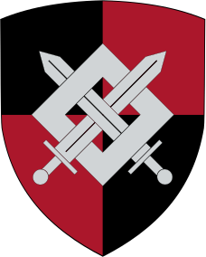 Coat of arms (crest) of the 2nd Infantry Brigade Combat Support Battalion, Estonian Army