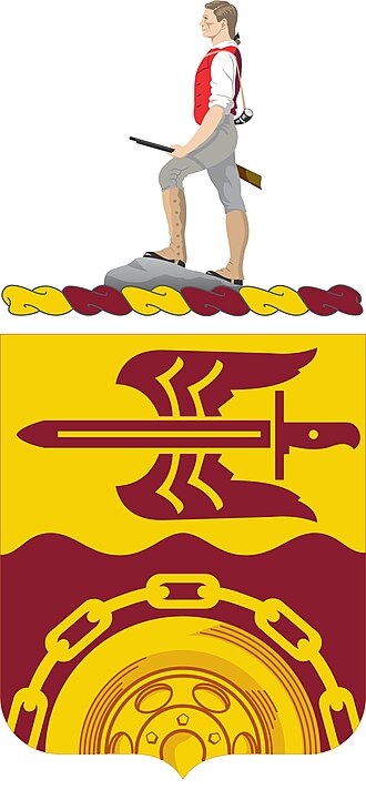 Coat of arms (crest) of 63rd Transportation Battalion, US Army