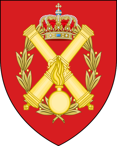 Emblem (crest) of the Artillery School, Danish Army