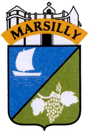 Blason de Marsilly (Charente-Maritime)/Coat of arms (crest) of {{PAGENAME