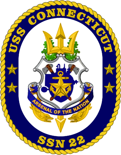 File:Submarine USS Connecticut (SSN-22).png - Heraldry of the World