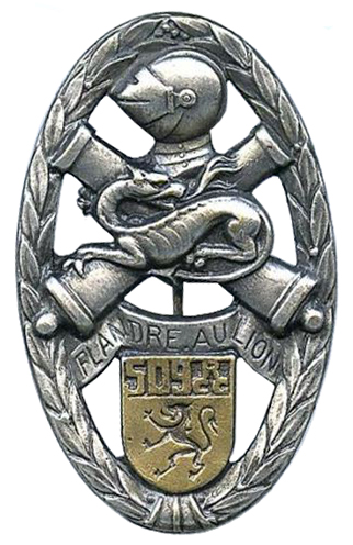 center Coat of arms (crest) of 509th Tank Regiment, French Army