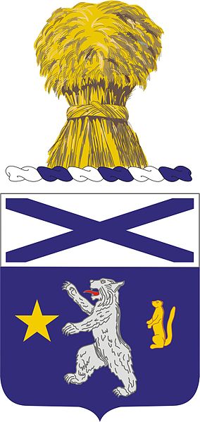 Coat of arms (crest) of the 136th Infantry Regiment, Minnesota Army National Guard