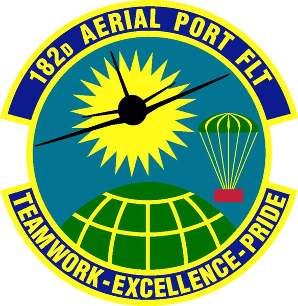 File:182nd Aerial Port Flight, US Air Force.png