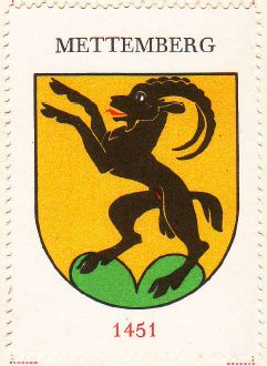 Wappen von/Blason de Mettembert