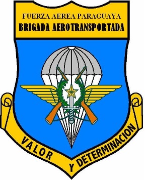 Coat of arms (crest) of the Air Transportable Brigade, Air Force of Paraguay