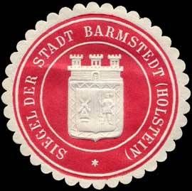 Wappen von Barmstedt Bügelbild Aufbügler Markenqualität