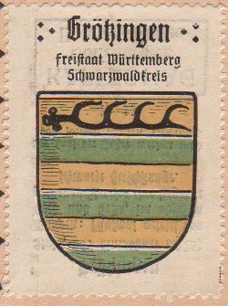 Wappen von Grötzingen/Coat of arms (crest) of Grötzingen