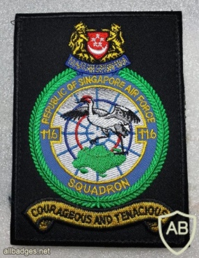 Coat of arms (crest) of the No 116 Squadron, Republic of Singapore Air Force
