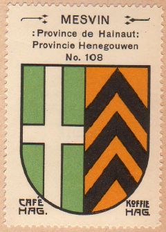 Wapen van/Blason de Mesvin