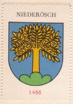 Wappen von/Blason de Niederösch