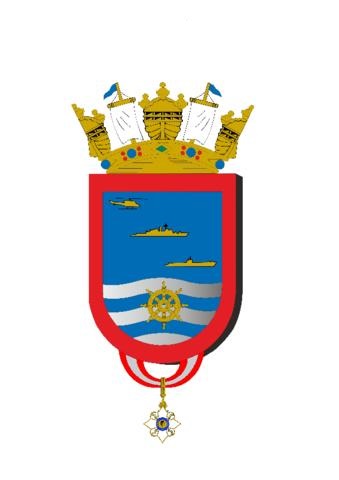 Coat of arms (crest) of the 2nd Division of the National Squadron, Brazilian Navy