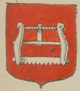 Arms (crest) of Joiners and Carpenters in Cherbourg
