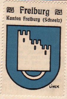 Wappen von/Blason de Fribourg (Switzerland)