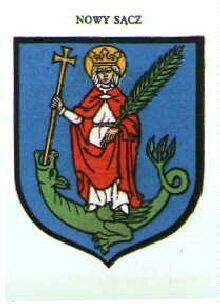 Coat of arms (crest) of Nowy Sącz