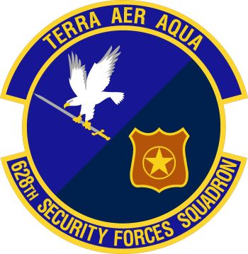 Coat of arms (crest) of the 628th Security Forces Squadron, US Air Force