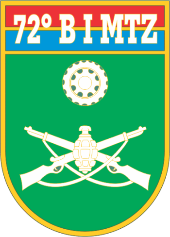 Coat of arms (crest) of the 72nd Motorized Infantry Battalion, Brazilian Army
