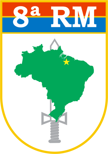 Coat of arms (crest) of the 8th Military Region, Brazilian Army
