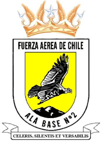 Blason de Ala Base 2 of the Air Force of Chile/Arms (crest) of Ala Base 2 of the Air Force of Chile