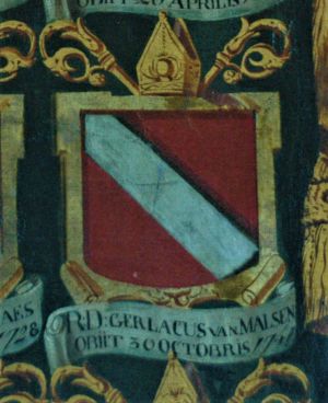 Arms (crest) of Gerlacus van Malsen