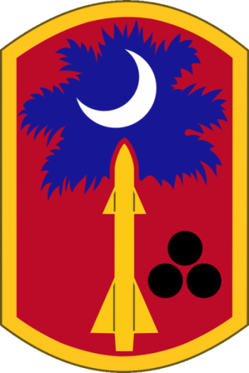 Arms of 678th Air Defense Artillery Brigade, South Carolina Army National Guard
