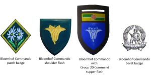 Coat of arms (crest) of the Bloemhof Commando, South African Army